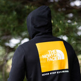 The North Face Box Logo Hoodie for Men in Black
