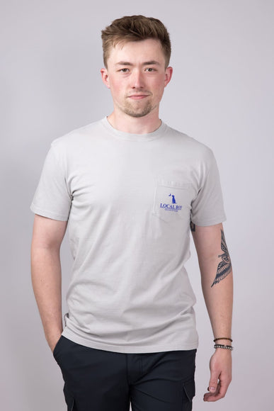 Local Boy Ultra T-Shirt for Men in Silver
