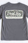 Local Boy Youth Brush Camo Long Sleeve T-Shirt for Boys in Dark Grey