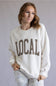 Local Girl Outfitters Crescent Crew Sweatshirt for Women in Ivory