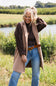 Love Tree Long Line Vest for Women in Camel