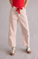 Aaron & Amber Stripe Barrel Jeans for Women in Rust | MAP3083-RUSTSTRIPE
