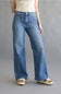 JBD Micro Patch Pocket Wide Leg Jeans for Women