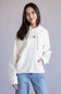 The North Face Midnight Ember Hoodie for Women in White Dune