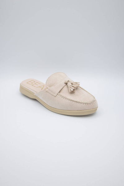 Matisse Tyra Tassel Mules for Women in Natural Beige