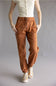 Mica Cropped Jogger Pants for Women in Clay