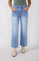 Mica High-Rise Light Wash Clean Cropped Wide Leg Jeans for Women