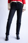 Mica High Rise Straight Leg Jeans for Women in Black