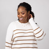 Miracle Striped Sweater for Women in Neutral