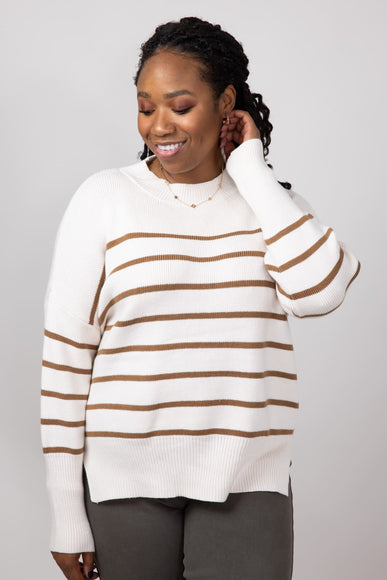 Miracle Striped Sweater for Women in Neutral