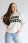 More Espresso Chenille Patch Fleece Mockneck for Women in Beige