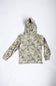 Youth Boys thermal hoodie in a light grey hoodie, with a hood and long sleeves