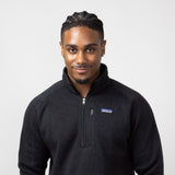Patagonia Men’s Better Sweater Quarter Zip in Black