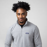 Patagonia Men’s Micro D Quarter Zip Pullover in Grey