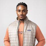 Patagonia Men's Nano Puff Vest in Seabird Grey
