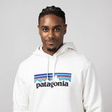 Patagonia Men’s P-6 Logo Uprisal Hoodie in Birch White
