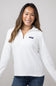 Patagonia Women’s Micro D Quarter Zip in Birch White