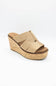 Pierre Dumas Flynn Wedges for Women in Rose Gold