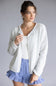 Things Between Piper Cardigan for Women in Light Grey
