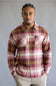 Quiksilver Avalon Flannel Shirt for Men in Oxblood Red
