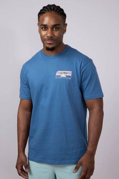 Quiksilver Frames T-Shirt for Men in Blue