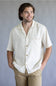 Rhythm Linen Whip Stitch Woven Shirt for Men in Natural