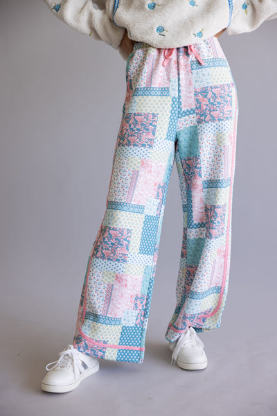 Simply Southern Sloan Modal Pants for Women in Quilted Multi