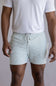 Vintage Summer Knit SeerSucker Swim Shorts for Men in Green