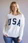 Simply Southern Knit USA Sweater for Women in White