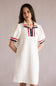 Simply Southern American Girl Zip Dress for Women in White