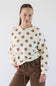 Simply Southern Dotted Lounge Pullover for Women in Cream/Tan | PP-0226-PULL-LNG-CRW-CRM