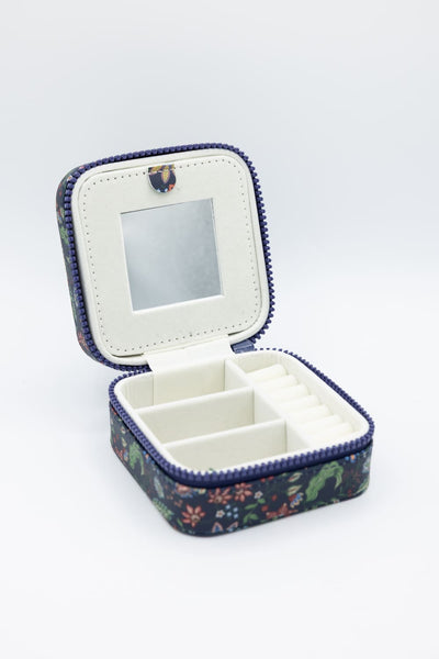 Simply Southern Jewelry Box Case in Navy Floral