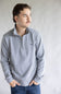 Simply Southern Mens ¼ Zip Neck for Men in Grey