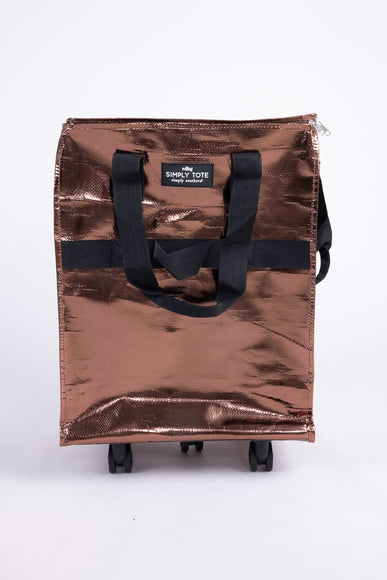 Simply Southern Rolling Tote Bag in Umber