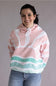 Simply Southern sun and sea patch hoodie pink