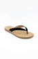 Soda Ella Flip Flops for Women in Black