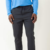 Copper & Oak Elastic File Tech Jogger Pants for Men in Grey