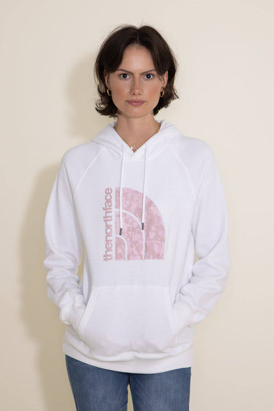 The North Face Jumbo Half Dome Hoodie for Women in White