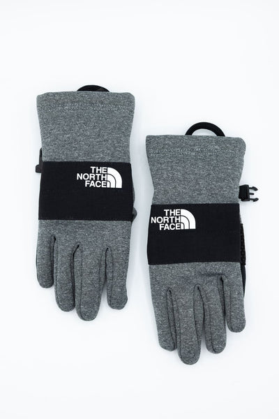 The North Face Sierra Etip Gloves for Kids in Medium Grey Heather