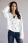 Things Between Heart Piper Cardigan for Women in White | TBW13321-SNWRED