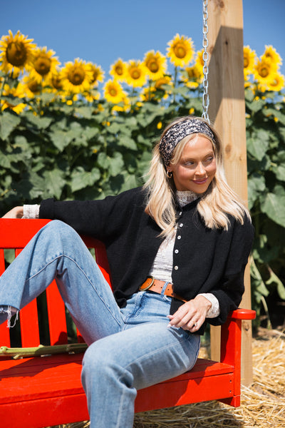 Piper Cardigan for Women in Black