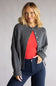 Things Between Piper Cardigan for Women in Charcoal