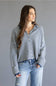 Things Between Striped Piper Cardigan for Women in Denim