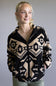 Thread & Supply Canyon Jacket for Women in Cream Black Aztec