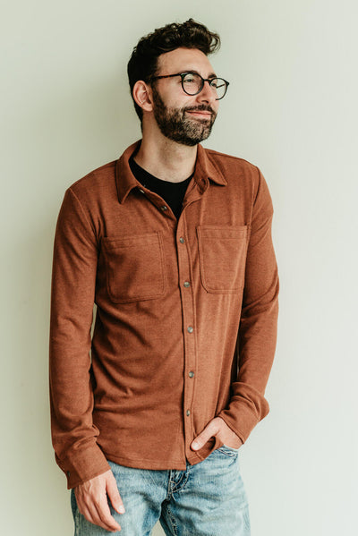 Thread & Supply Clark Shirt for Men in Brown
