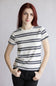 Thread & Supply Natalie Tee for Women in Ivory Navy