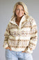 Thread & Supply Piper Snap Pullover for Women in Cream Aztec