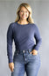 Thread & Supply Stacy Shirt for Women in Heather Navy