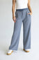 Tres Bien Striped Cloudy Knit Pants for Women in Denim