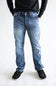 True Luck Afton Bootcut Stretch Jeans for Men